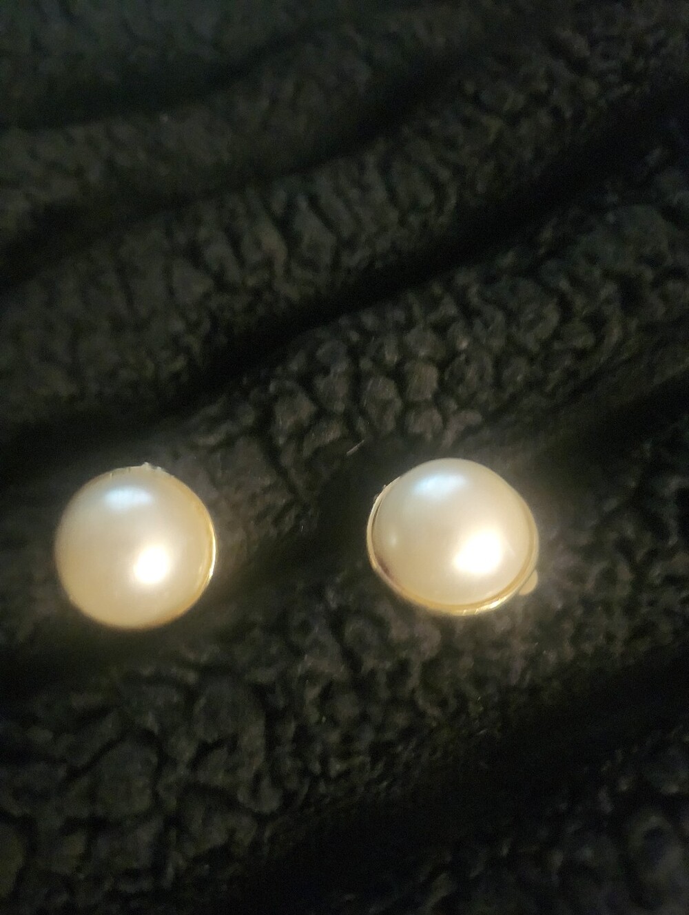 Vintage Givenchy Pearl Clip on Earrings